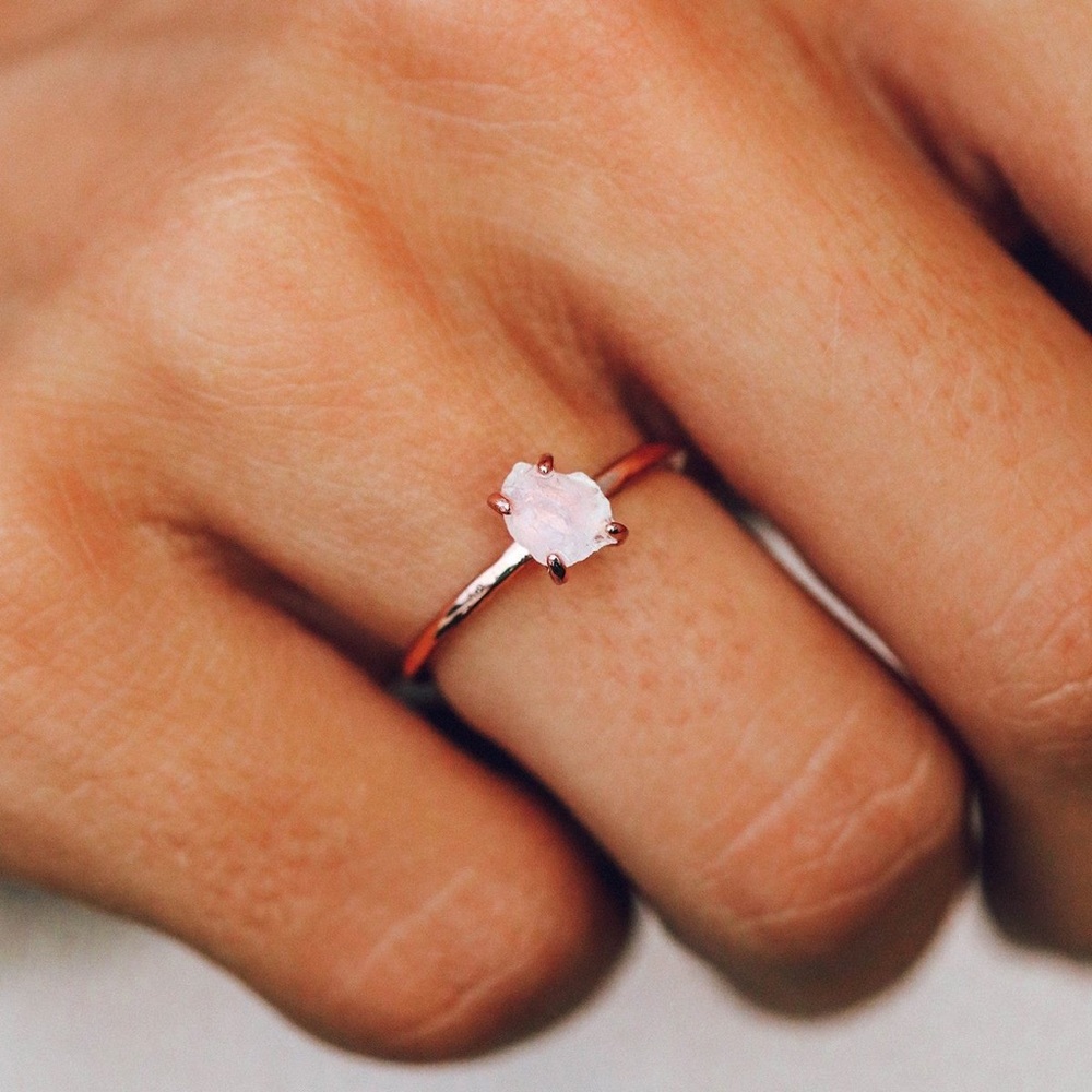 Pura Vida Raw Crystal Ring